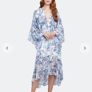 MISA NWT Sharni blue and white size medium dress